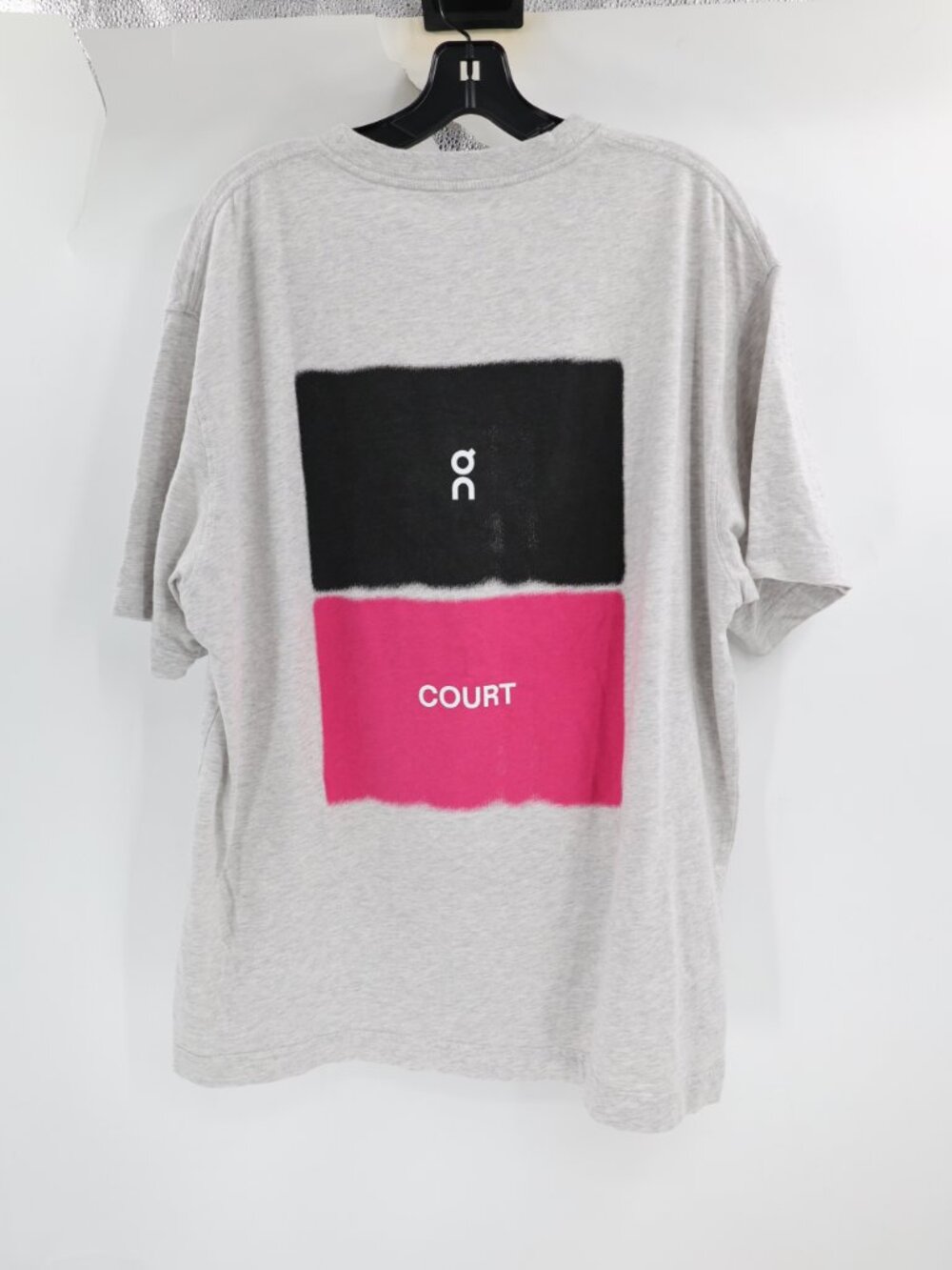 On Cloud Running Shirt Mens XL Club T court Heather Gray Cotton crew neck tee